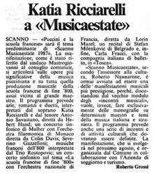 Katia Ricciarelli a «Musicaestate»<br />
(16/12/1986)