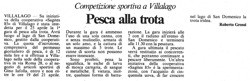 Competizione sportiva a Villalago<br />
Pesca alla trota<br />
(18/04/1987)